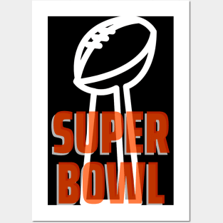 American football Touchdown - Super Bowl LIV Posters and Art